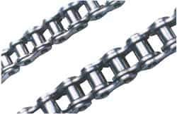 U.S. Tsubaki - 5/8" Pitch, ISO 10B, British Standard Roller Chain - 3,190 Lb. Capacity, 10 Ft. Long, 0.4" Roller Diam, 0.38" Roller Width - Eagle Tool & Supply