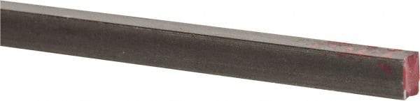 Made in USA - 36" Long x 3/16" High x 1/4" Wide, Mill Key Stock - W-1 (Water Hardening) Tool Steel - Eagle Tool & Supply