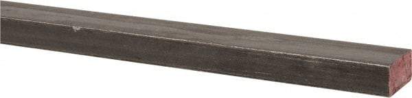 Made in USA - 36" Long x 1/4" High x 1/2" Wide, Mill Key Stock - W-1 (Water Hardening) Tool Steel - Eagle Tool & Supply