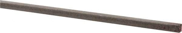 Made in USA - 36" Long x 3/32" High x 3/32" Wide, Key Stock - W-1 (Water Hardening) Tool Steel - Eagle Tool & Supply