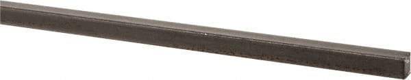 Made in USA - 36" Long x 1/8" High x 1/8" Wide, Key Stock - W-1 (Water Hardening) Tool Steel - Eagle Tool & Supply