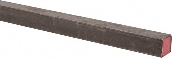 Made in USA - 36" Long x 7/16" High x 7/16" Wide, Key Stock - W-1 (Water Hardening) Tool Steel - Eagle Tool & Supply