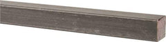 Made in USA - 36" Long x 1/2" High x 1/2" Wide, Key Stock - W-1 (Water Hardening) Tool Steel - Eagle Tool & Supply