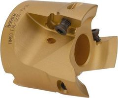 Iscar - 3 Inserts, 2" Cut Diam, 3/4" Arbor Diam, 0.622" Max Depth of Cut, Indexable Square-Shoulder Face Mill - 0/90° Lead Angle, 1-3/4" High, HM90 APCR 1605... Insert Compatibility, Series HM90 - Eagle Tool & Supply