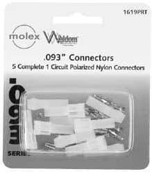 Molex - 12 Circuit, 12 AWG, 0.093 Inch Pin Diameter, Modular Receptacle Plug Connector Package - RoHS Compliant - Eagle Tool & Supply