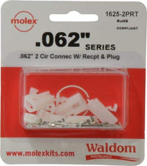 Molex - 2 Circuit, 2 AWG, 0.062 Inch Pin Diameter, Modular Receptacle Plug Connector Package - RoHS Compliant - Eagle Tool & Supply