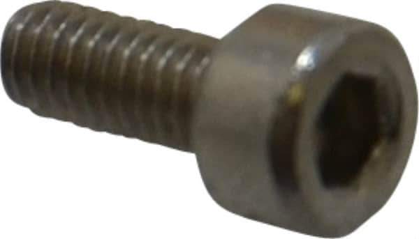Value Collection - M2.5x0.45 Metric Coarse Hex Socket Drive, Socket Cap Screw - Grade 18-8 & Austenitic A2 Stainless Steel, Uncoated, Fully Threaded, 6mm Length Under Head - Eagle Tool & Supply