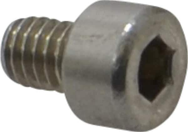 Value Collection - M4x0.70 Metric Coarse Hex Socket Drive, Socket Cap Screw - Grade 18-8 & Austenitic A2 Stainless Steel, Uncoated, Fully Threaded, 5mm Length Under Head - Eagle Tool & Supply