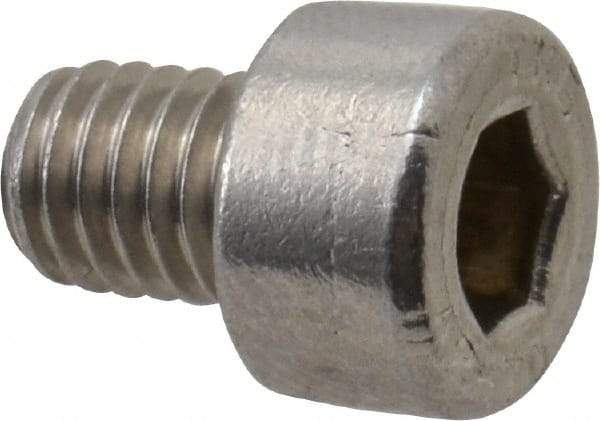 Value Collection - M5x0.80 Metric Coarse Hex Socket Drive, Socket Cap Screw - Grade 18-8 & Austenitic A2 Stainless Steel, Uncoated, Fully Threaded, 6mm Length Under Head - Eagle Tool & Supply