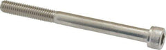 Value Collection - M6x1.00 Metric Coarse Hex Socket Drive, Socket Cap Screw - Grade 18-8 & Austenitic A2 Stainless Steel, Uncoated, Partially Threaded, 70mm Length Under Head - Eagle Tool & Supply