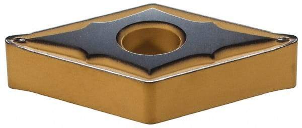 Sumitomo - DNMG432 ESU Grade AC700G Carbide Turning Insert - Al2O3 Finish, 55° Diamond, 1/2" Inscr Circle, 3/16" Thick, 1/32" Corner Radius - Eagle Tool & Supply
