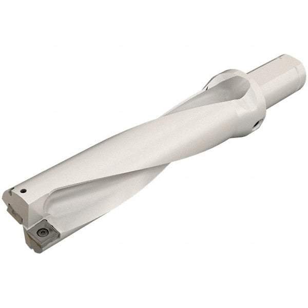 Iscar - 2-1/4" Max Drill Depth, 4xD, 9/16" Diam, Indexable Insert Drill - 2 Inserts, 3/4" Shank Diam, Straight Shank - Eagle Tool & Supply