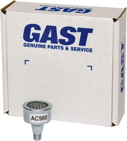 Gast - Air Actuated Motor Accessories Type: Muffler Assembly For Use With: 2AM & 4AM Models - Eagle Tool & Supply