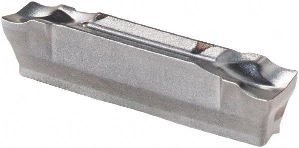Iscar - HGN3002 IC354 Grade, 0.1181" Cutting Width, Carbide Cutoff Insert - Neutral Lead Angle, 0.0079" Cnr Rad, TiCN Coated - Eagle Tool & Supply