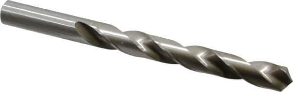 Chicago-Latrobe - 37/64" 118° High Speed Steel Jobber Drill - Bright Finish, Right Hand Cut, Spiral Flute, Straight Shank, 6-5/8" OAL, Standard Point - Eagle Tool & Supply