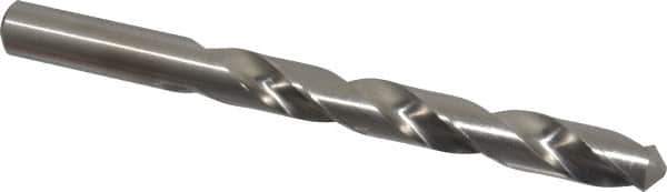 Chicago-Latrobe - 43/64" 118° High Speed Steel Jobber Drill - Bright Finish, Right Hand Cut, Spiral Flute, Straight Shank, 7-1/8" OAL, Standard Point - Eagle Tool & Supply