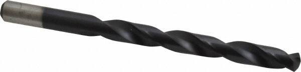 Chicago-Latrobe - 23/64" 135° Cobalt Jobber Drill - TiAlN Finish, Right Hand Cut, Spiral Flute, Straight Shank, 4-7/8" OAL, Split Point - Eagle Tool & Supply