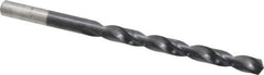 Chicago-Latrobe - Letter C 135° Cobalt Jobber Drill - TiAlN Finish, Right Hand Cut, Spiral Flute, Straight Shank, 4" OAL, Split Point - Eagle Tool & Supply