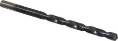 Chicago-Latrobe - Letter F 135° Cobalt Jobber Drill - TiAlN Finish, Right Hand Cut, Spiral Flute, Straight Shank, 4-1/8" OAL, Split Point - Eagle Tool & Supply