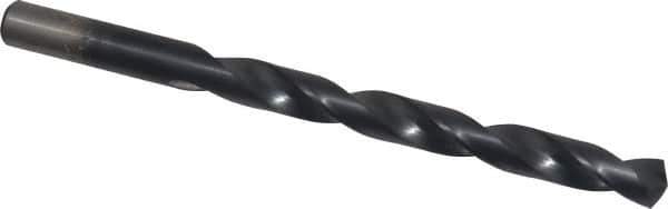 Chicago-Latrobe - Letter R 135° Cobalt Jobber Drill - TiAlN Finish, Right Hand Cut, Spiral Flute, Straight Shank, 4-3/4" OAL, Split Point - Eagle Tool & Supply