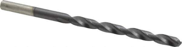 Chicago-Latrobe - #5 135° Cobalt Jobber Drill - TiAlN Finish, Right Hand Cut, Spiral Flute, Straight Shank, 3-3/4" OAL, Split Point - Eagle Tool & Supply