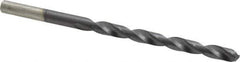 Chicago-Latrobe - #5 135° Cobalt Jobber Drill - TiAlN Finish, Right Hand Cut, Spiral Flute, Straight Shank, 3-3/4" OAL, Split Point - Eagle Tool & Supply