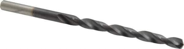 Chicago-Latrobe - #7 135° Cobalt Jobber Drill - TiAlN Finish, Right Hand Cut, Spiral Flute, Straight Shank, 3-5/8" OAL, Split Point - Eagle Tool & Supply
