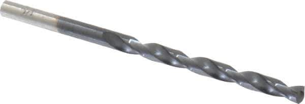 Chicago-Latrobe - #14 135° Cobalt Jobber Drill - TiAlN Finish, Right Hand Cut, Spiral Flute, Straight Shank, 3-3/8" OAL, Split Point - Eagle Tool & Supply