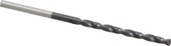 Chicago-Latrobe - #42 135° Cobalt Jobber Drill - TiAlN Finish, Right Hand Cut, Spiral Flute, Straight Shank, 2-1/4" OAL, Split Point - Eagle Tool & Supply