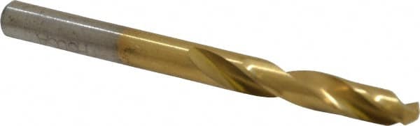 Chicago-Latrobe - #8 135° Spiral Flute High Speed Steel Screw Machine Drill Bit - Eagle Tool & Supply