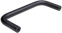 Amatom Electronic Hardware - 3-3/16" Long x 3/4" High, Round Handle - Black Anodized, Aluminum, 3" Center to Center - Eagle Tool & Supply