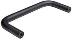 Amatom Electronic Hardware - 3-3/16" Long x 3/4" High, Round Handle - Black Anodized, Aluminum, 3" Center to Center - Eagle Tool & Supply