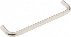 Amatom Electronic Hardware - 3-3/16" Long x 3/4" High, Round Handle - Clear Passivated, Stainless Steel, 3" Center to Center - Eagle Tool & Supply