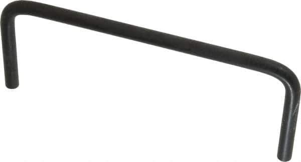Amatom Electronic Hardware - 5-1/4" Long x 2" High, Round Handle - Black Oxide Finish, Stainless Steel, 5" Center to Center - Eagle Tool & Supply