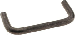 Amatom Electronic Hardware - 3-5/16" Long x 1-1/2" High, Round Handle - Black Oxide Finish, Stainless Steel, 3" Center to Center - Eagle Tool & Supply