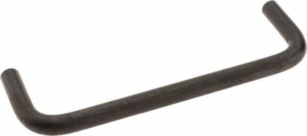 Amatom Electronic Hardware - 4-7/8" Long x 1-1/2" High, Round Handle - Black Oxide Finish, Stainless Steel, 4-9/16" Center to Center - Eagle Tool & Supply