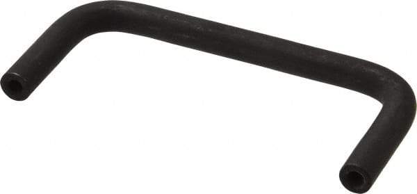 Amatom Electronic Hardware - 4-3/8" Long x 2" High, Round Handle - Black Oxide Finish, Stainless Steel, 4" Center to Center - Eagle Tool & Supply