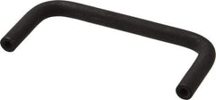 Amatom Electronic Hardware - 4-3/8" Long x 2" High, Round Handle - Black Oxide Finish, Stainless Steel, 4" Center to Center - Eagle Tool & Supply