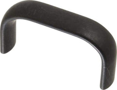 Amatom Electronic Hardware - 2-25/32" Long x 0.63" Wide x 1-1/2" High, Oval Handle - Black Anodized, Aluminum, 2-1/2" Center to Center - Eagle Tool & Supply