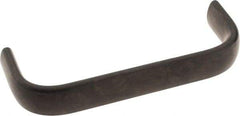 Amatom Electronic Hardware - 4-9/32" Long x 0.63" Wide x 1-1/2" High, Oval Handle - Black Oxide Finish, Stainless Steel, 4" Center to Center - Eagle Tool & Supply