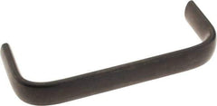 Amatom Electronic Hardware - 4-27/32" Long x 0.63" Wide x 1-3/4" High, Oval Handle - Black Oxide Finish, Stainless Steel, 4-9/16" Center to Center - Eagle Tool & Supply