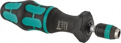 Wera - 1 Piece, 0.3 to 1.2 N/m, Adjustable Torque Limiting Screwdriver - 6" OAL, 1/4" Drive, 0.05" Graduation - Eagle Tool & Supply