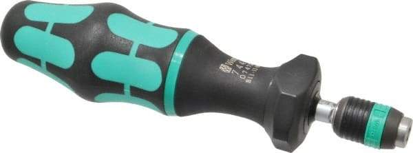 Wera - 1 Piece, 1.2 to 3 N/m, Adjustable Torque Limiting Screwdriver - 6" OAL, 1/4" Drive, 0.1" Graduation - Eagle Tool & Supply
