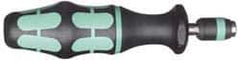 Wera - 1 Piece, 0.3 to 1.2 N/m, Preset Torque Limiting Screwdriver - 1/4" Drive - Eagle Tool & Supply