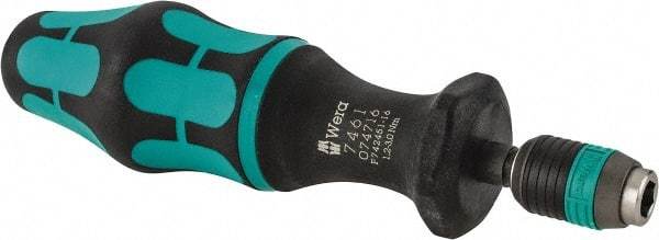 Wera - 1 Piece, 1.2 to 3 N/m, Preset Torque Limiting Screwdriver - 1/4" Drive - Eagle Tool & Supply