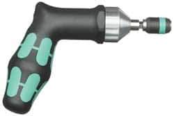 Wera - 1 Piece, 3 to 6 N/m, Preset Torque Limiting Screwdriver - 1/4" Drive - Eagle Tool & Supply