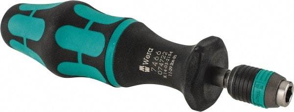 Wera - 1 Piece, 11 to 29 In/Lb, Preset Torque Limiting Screwdriver - 1/4" Drive - Eagle Tool & Supply