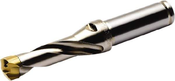 Seco - 11 to 11.49mm Diam, 3xD, 30mm Max Depth, 16mm Shank Diam, 38mm Flute, 101mm OAL, Replaceable Tip Drill - SD103 Toolholder, Series Crownloc - Eagle Tool & Supply