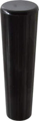 Gibraltar - 1/2-13 Hole, 1-1/32" Deep Hole, Phenolic, Female Insert Fluted Tapered Knob - 4-3/8 OAL, 1" Base Diam, Black, 1-3/8" Head Diam - Eagle Tool & Supply