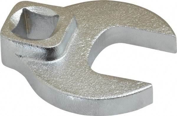 Blackhawk by Proto - 3/4" 3/8" Drive Chrome Open End Crowfoot Wrench - 1-23/32" OAL - Eagle Tool & Supply